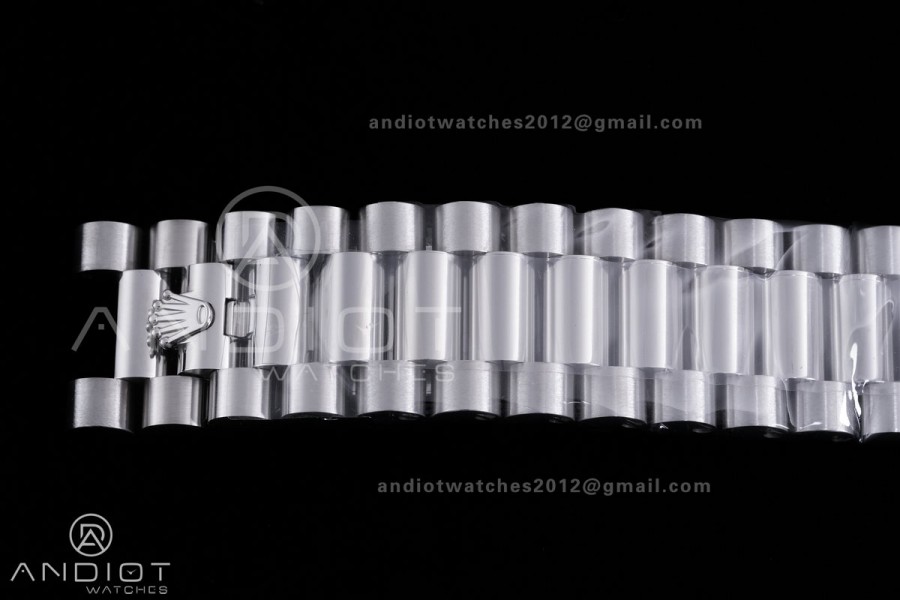 Day Date 40 SS 228236 THBF 1:1 Best Edition Ice Blue Roman Dial on President Bracelet VR3255 V3 (Gain Weight)