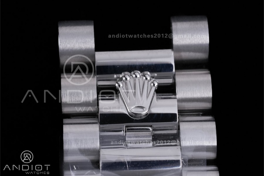 Day Date 40 SS 228236 THBF 1:1 Best Edition Ice Blue Roman Dial on President Bracelet VR3255 V3 (Gain Weight)