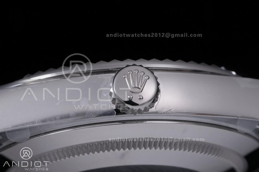 Day Date 40 SS 228236 THBF 1:1 Best Edition Ice Blue Stick Dial on President Bracelet VR3255 V3 (Gain Weight)