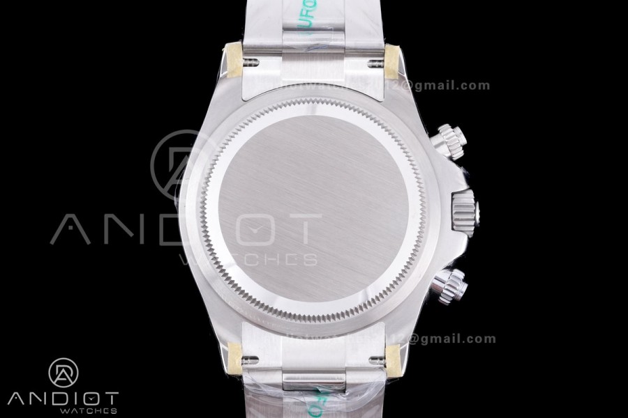 Daytona 126500 UFO 1:1 Best Edition 904L Steel White Dial on SS Braclet UF4131 (Free Sprung)