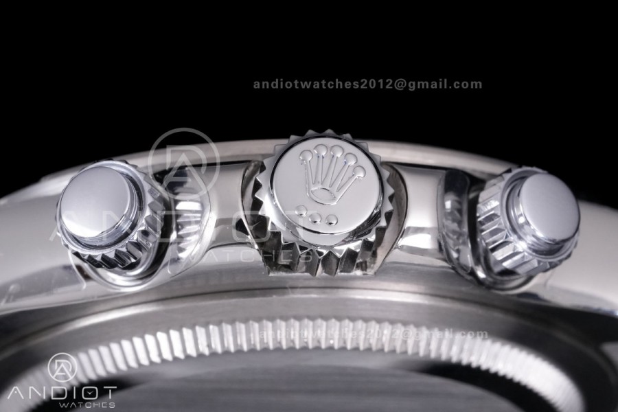 Daytona 126500 UFO 1:1 Best Edition 904L Steel Black Dial on SS Braclet UF4131 (Free Sprung)