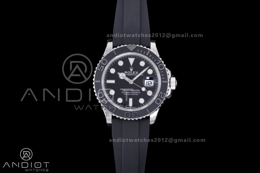 Yacht-Master 42mm 226659 VSF 1:1 Best Edition 3D Black Ceramic Bezel on Oysterflex Strap VS3235 V3 (Gain Weight)