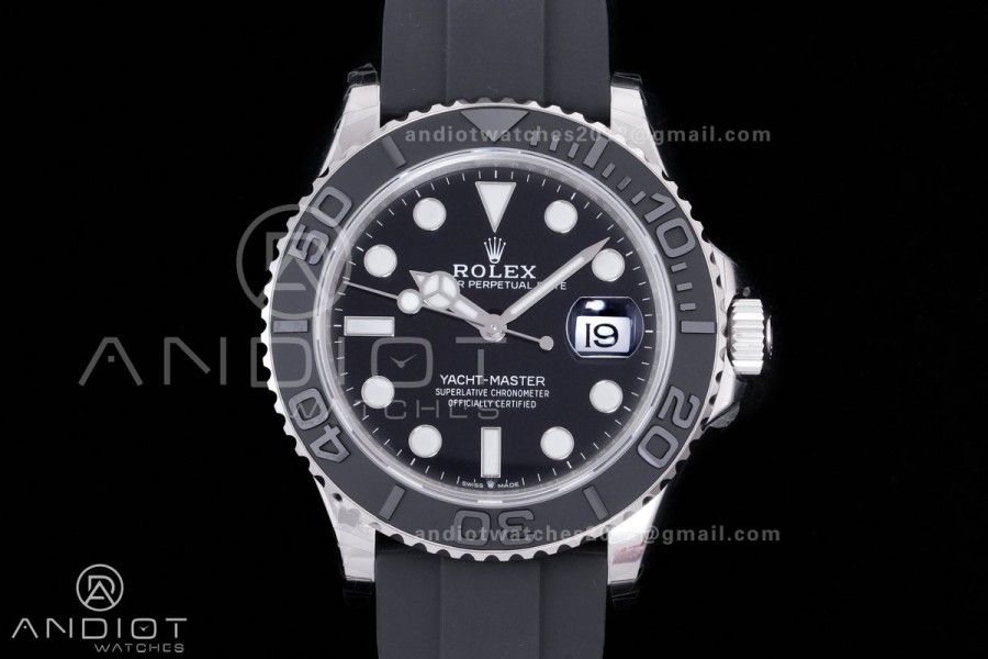 Yacht-Master 42mm 226659 VSF 1:1 Best Edition 3D Black Ceramic Bezel on Oysterflex Strap VS3235 V3 (Gain Weight)