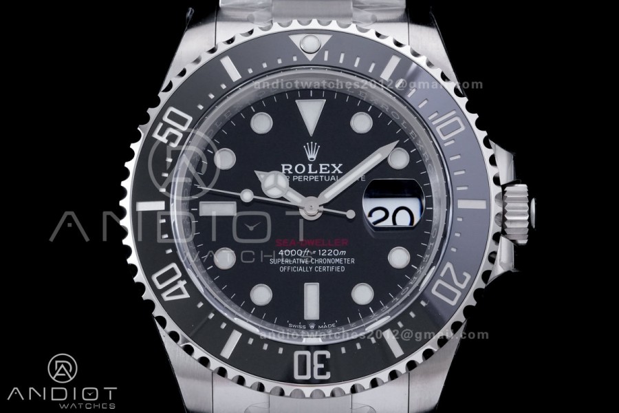 Sea-Dweller 126600 VSF 1:1 Best Edition 904L SS Case and Bracelet VS3235