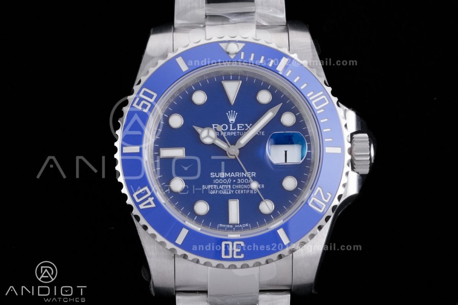 Submariner 116619 LB Blue Ceramic 904L Steel VSF 1:1 Best Edition VS3135