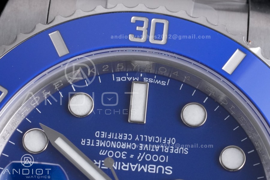 Submariner 116619 LB Blue Ceramic 904L Steel VSF 1:1 Best Edition VS3135