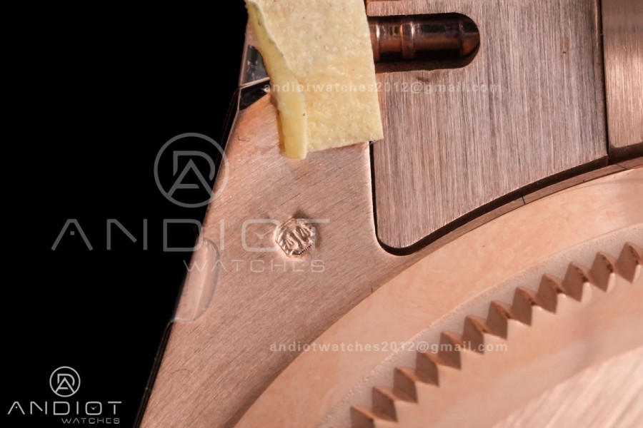 Daytona 126505 VSF 1:1 Best Edition 904L Steel Black/RG Diamond Dial on RG Braclet VS4131 V3 (Weighted)