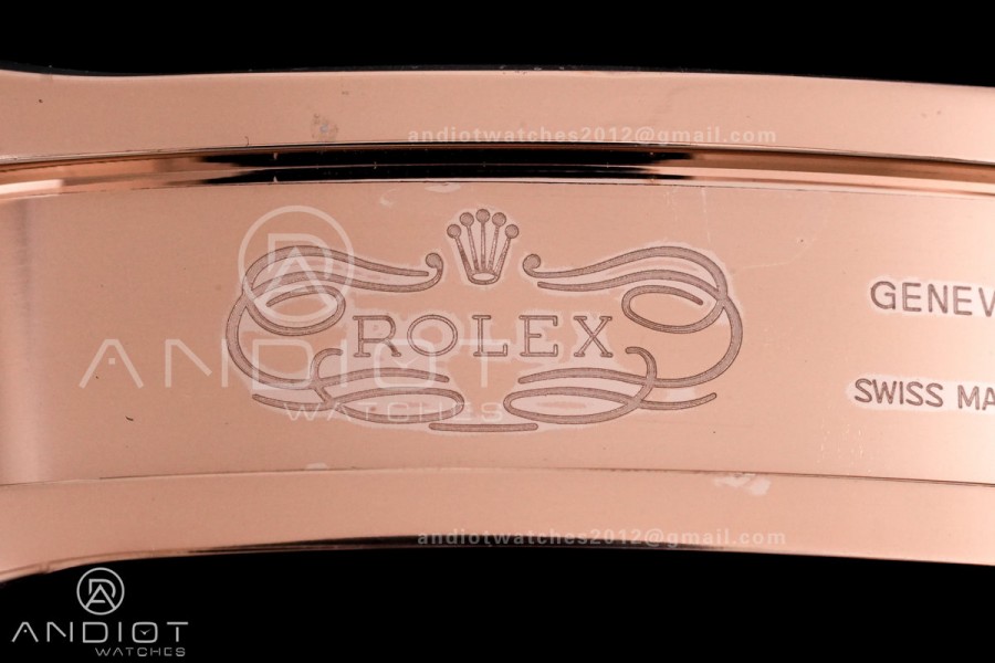 Daytona 126505 VSF 1:1 Best Edition 904L Steel Black/RG Diamond Dial on RG Braclet VS4131 V3 (Weighted)