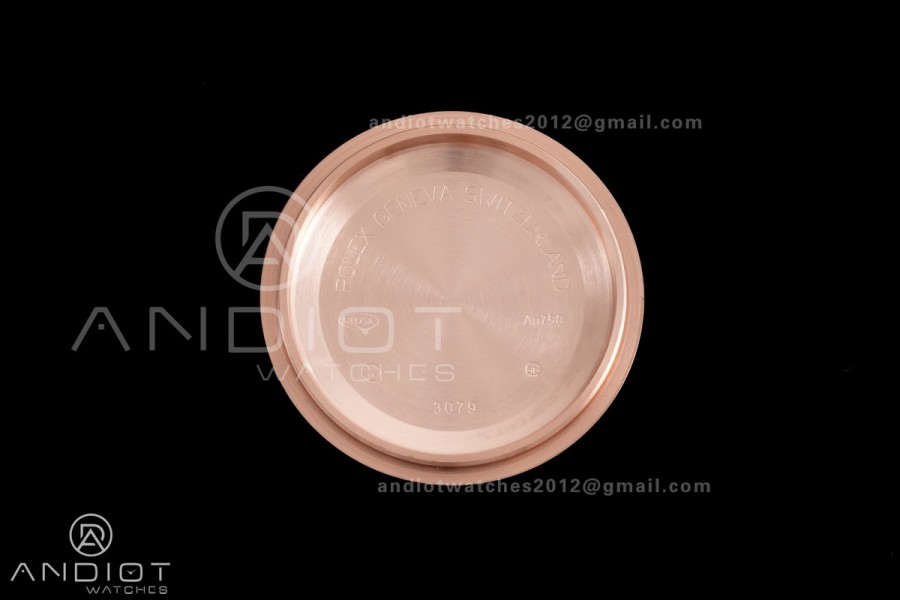 Daytona 126505 VSF 1:1 Best Edition 904L Steel Black/RG Diamond Dial on RG Braclet VS4131 V3 (Weighted)