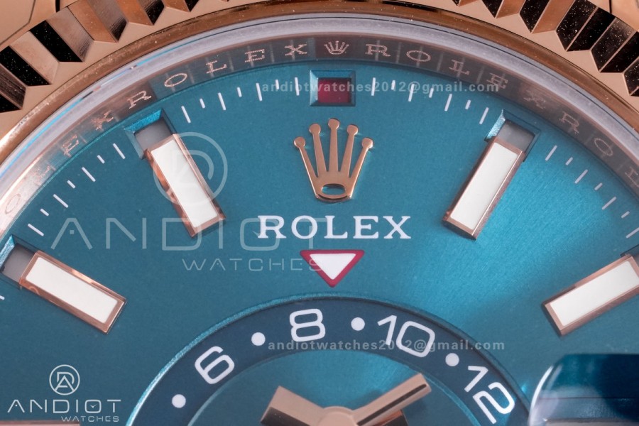 Skydweller 336935 RG Noob 1:1 Best Edition Blue Dial on RG Oyster Bracelet A9002 V2