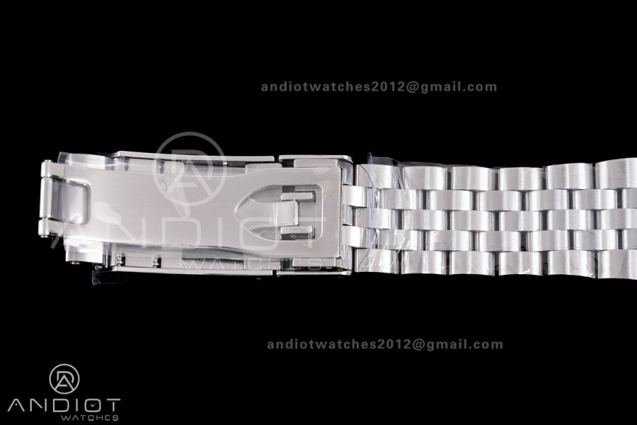 Black Bay Chrono SS ZF 1:1 Best Edition White/Black Dial on SS Bracelet A7750