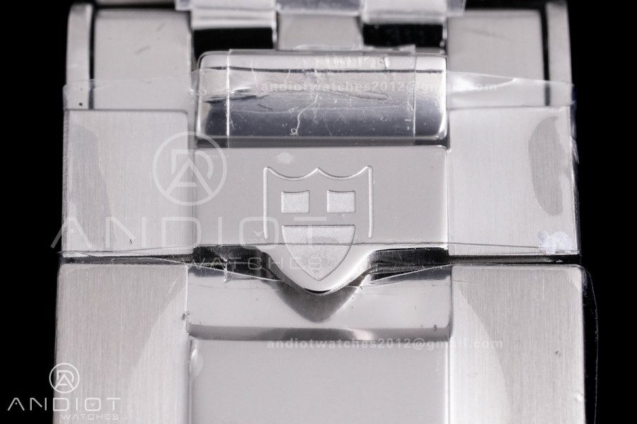 Black Bay Chrono SS ZF 1:1 Best Edition White/Black Dial on SS Bracelet A7750