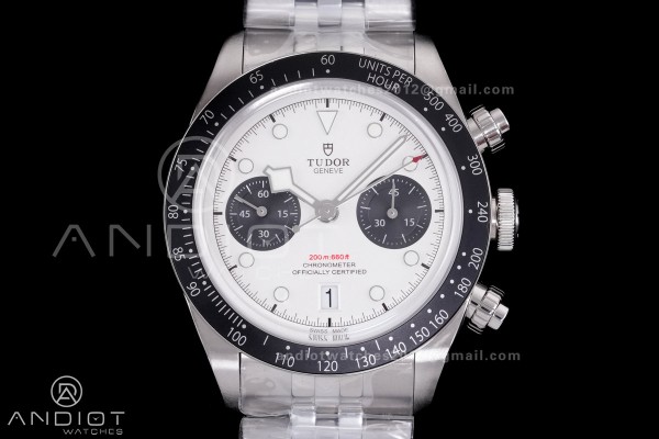 Black Bay Chrono SS ZF 1:1 Best Edition White/Blac...