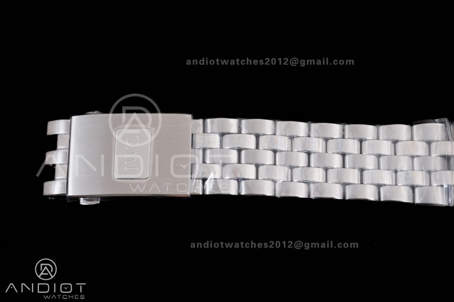 Pilot Chrono IW388113 APSF 1:1 Best Edition Black Dial on SS Bracelet SA69385 Super Clone