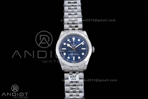 Black Bay 39mm SS KRF 1:1 Best Edition Blue Dial o...