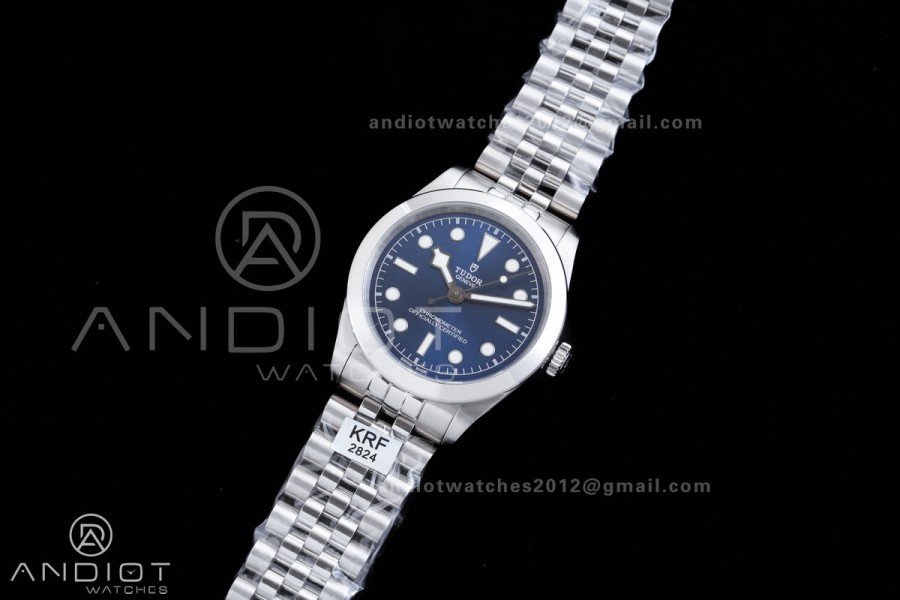 Black Bay 39mm SS KRF 1:1 Best Edition Blue Dial on Jubilee Bracelet A2824