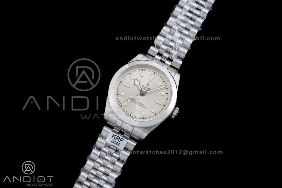 Black Bay 39mm SS KRF 1:1 Best Edition Sliver Dial on Jubilee Bracelet A2824