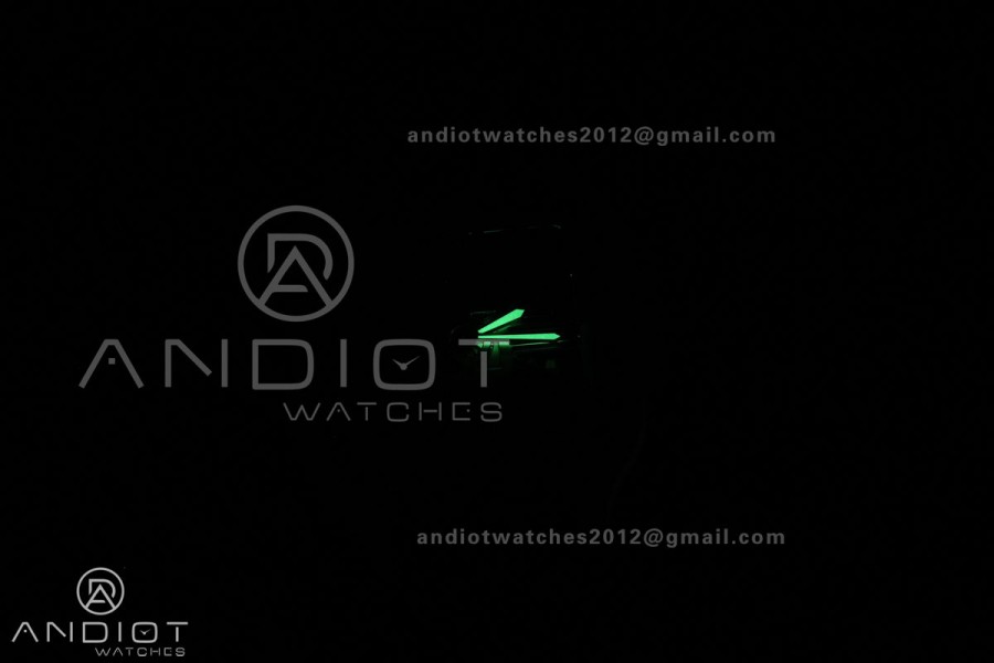 Santos de Cartier Skeleton SS MLF Skeleton Blue Skeleton Dial Blue Bezel on SS SmartLink Bracelet 9611MC Super Clone