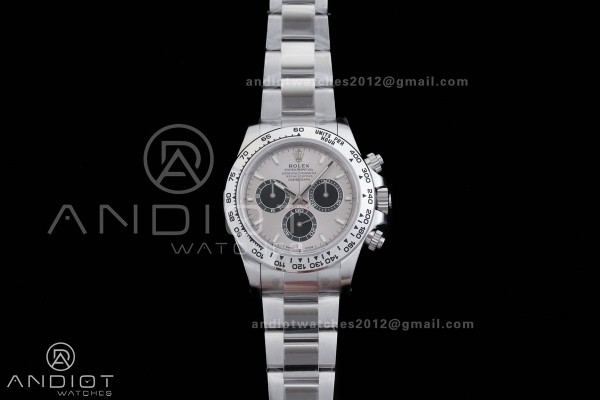 Daytona 126509 VSF 1:1 Best Edition 904L Steel Grey Dial on SS Braclet VS4131 V3 (Weighted)