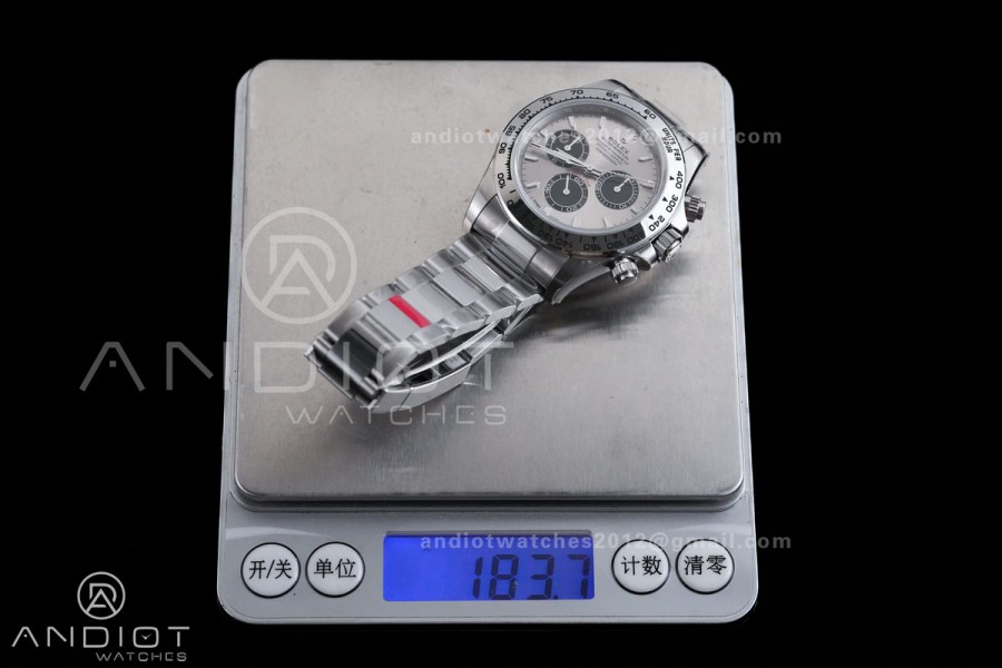 Daytona 126509 VSF 1:1 Best Edition 904L Steel Grey Dial on SS Braclet VS4131 V3 (Weighted)