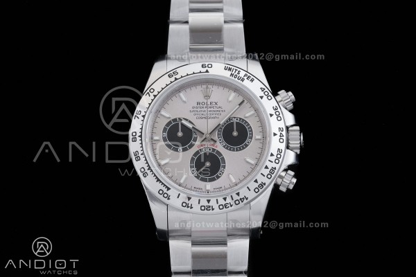 Daytona 126509 VSF 1:1 Best Edition 904L Steel Grey Dial on SS Braclet VS4131 V3 (Weighted)