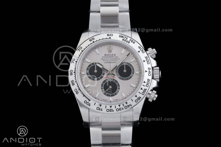 Daytona 126509 VSF 1:1 Best Edition 904L Steel Grey Dial on SS Braclet VS4131 V3 (Weighted)