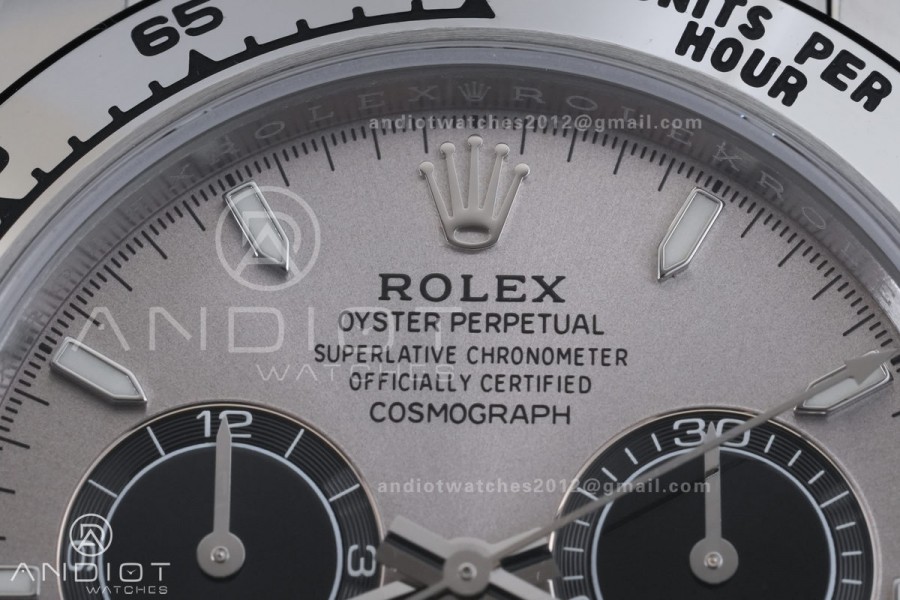 Daytona 126509 VSF 1:1 Best Edition 904L Steel Grey Dial on SS Braclet VS4131 V3 (Weighted)