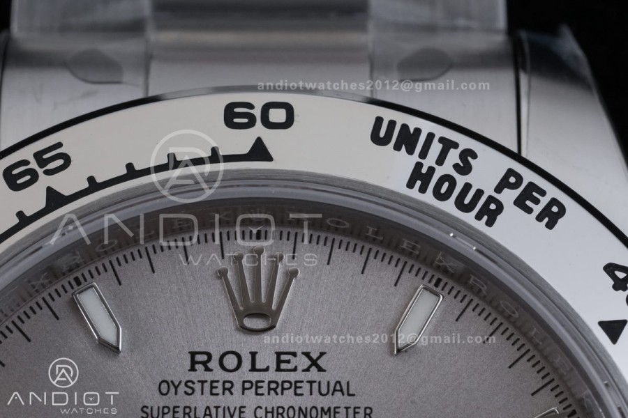 Daytona 126509 VSF 1:1 Best Edition 904L Steel Grey Dial on SS Braclet VS4131 V3 (Weighted)