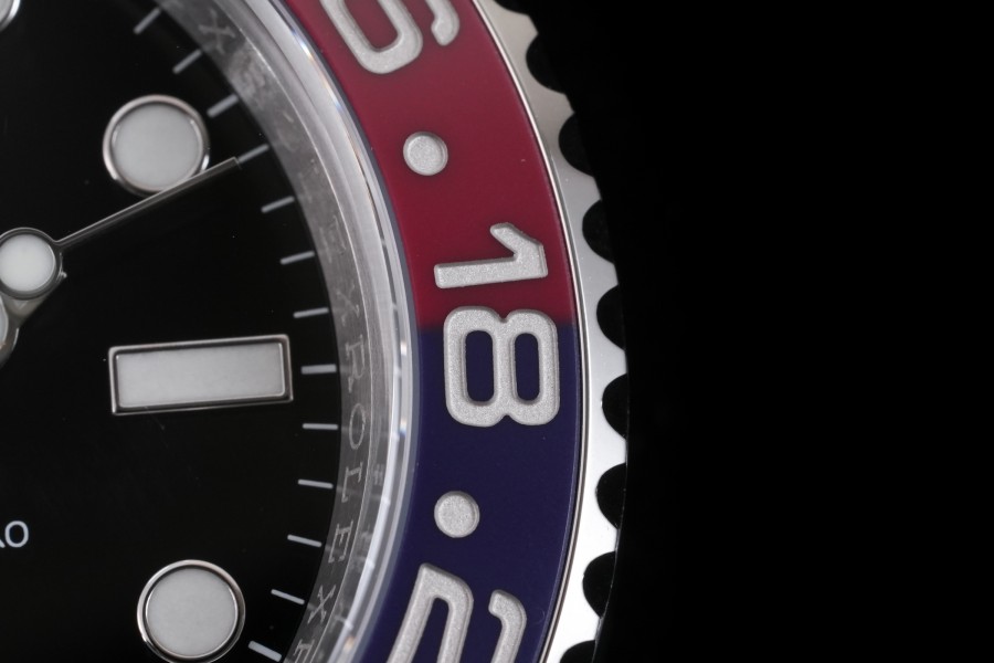 GMT-Master II 126710 BLRO Blue/Red Ceramic ARF 1:1 Best Edition Black Dial On Oyster Bracelet DD3285 CHS