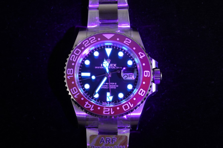 GMT-Master II 126710 BLRO Blue/Red Ceramic ARF 1:1 Best Edition Black Dial On Oyster Bracelet DD3285 CHS