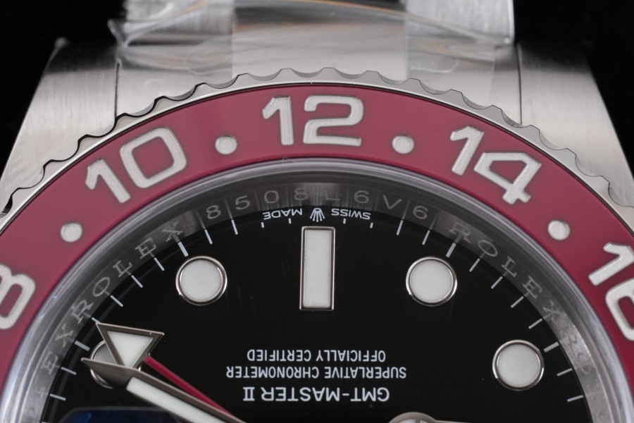 GMT-Master II 126710 BLRO Blue/Red Ceramic ARF 1:1 Best Edition Black Dial On Oyster Bracelet DD3285 CHS