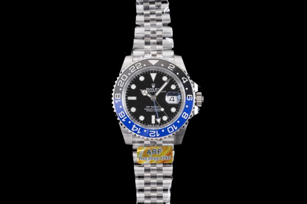 GMT-Master II 126710 BLNR Black/Blue Ceramic ARF 1:1 Batgirl Best Edition Black Dial On Jubilee Bracelet DD3285