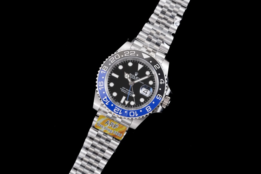 GMT-Master II 126710 BLNR Black/Blue Ceramic ARF 1:1 Batgirl Best Edition Black Dial On Jubilee Bracelet DD3285