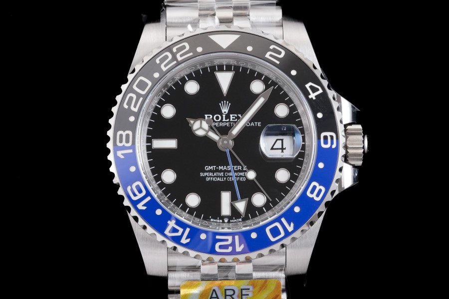 GMT-Master II 126710 BLNR Black/Blue Ceramic ARF 1:1 Batgirl Best Edition Black Dial On Jubilee Bracelet DD3285