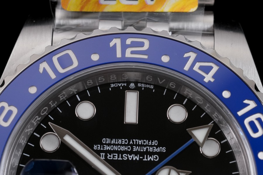 GMT-Master II 126710 BLNR Black/Blue Ceramic ARF 1:1 Batgirl Best Edition Black Dial On Jubilee Bracelet DD3285