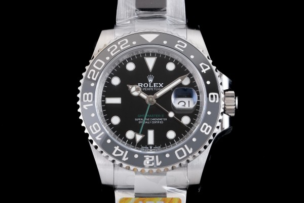 GMT-Master II 126710 GRNR Black/Gray Ceramic ARF 1:1 Bruce Wayne Best Edition Black Dial On Oyster Bracelet DD3285