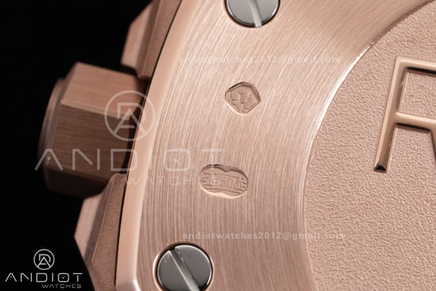 Royal Oak Chrono 26331 RG APSF 1:1 Best Edition Brown Dial RG Subdial On RG Bracelet A2385