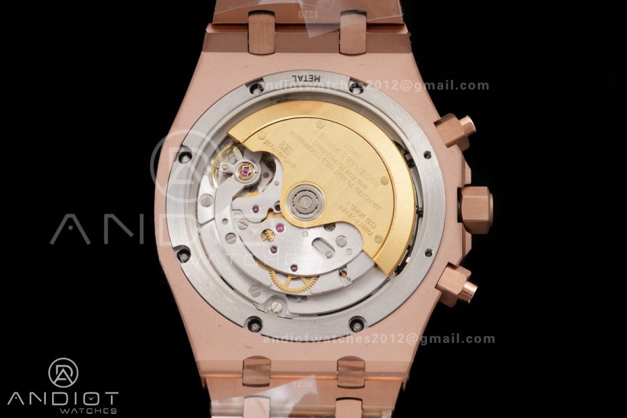 Royal Oak Chrono 26331 RG APSF 1:1 Best Edition Brown Dial RG Subdial On RG Bracelet A2385