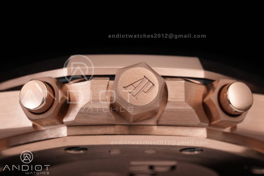 Royal Oak Chrono 26331 RG APSF 1:1 Best Edition Brown Dial RG Subdial On RG Bracelet A2385