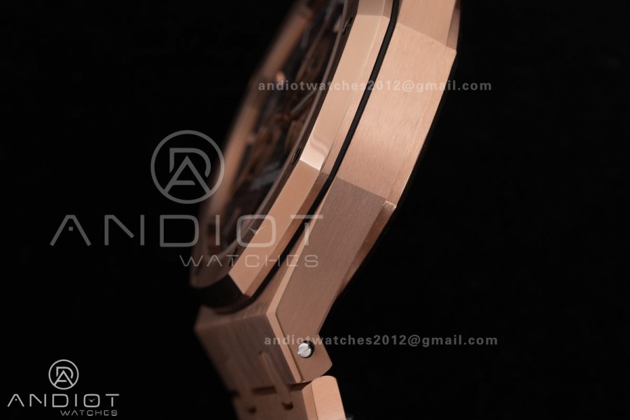 Royal Oak Chrono 26331 RG APSF 1:1 Best Edition Brown Dial RG Subdial On RG Bracelet A2385