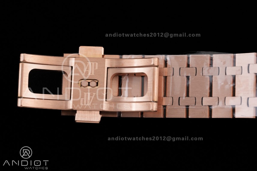 Royal Oak Chrono 26331 RG APSF 1:1 Best Edition Brown Dial RG Subdial On RG Bracelet A2385