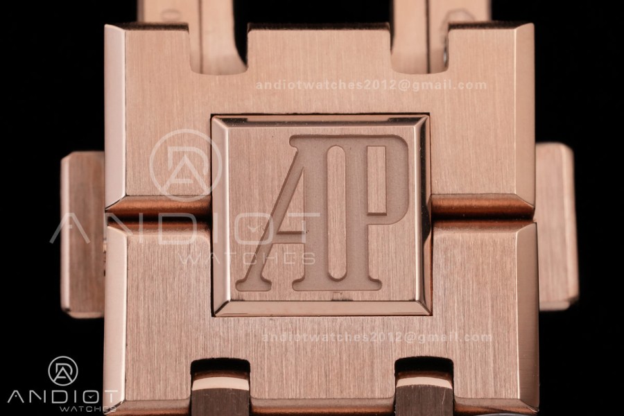 Royal Oak Chrono 26331 RG APSF 1:1 Best Edition Brown Dial RG Subdial On RG Bracelet A2385