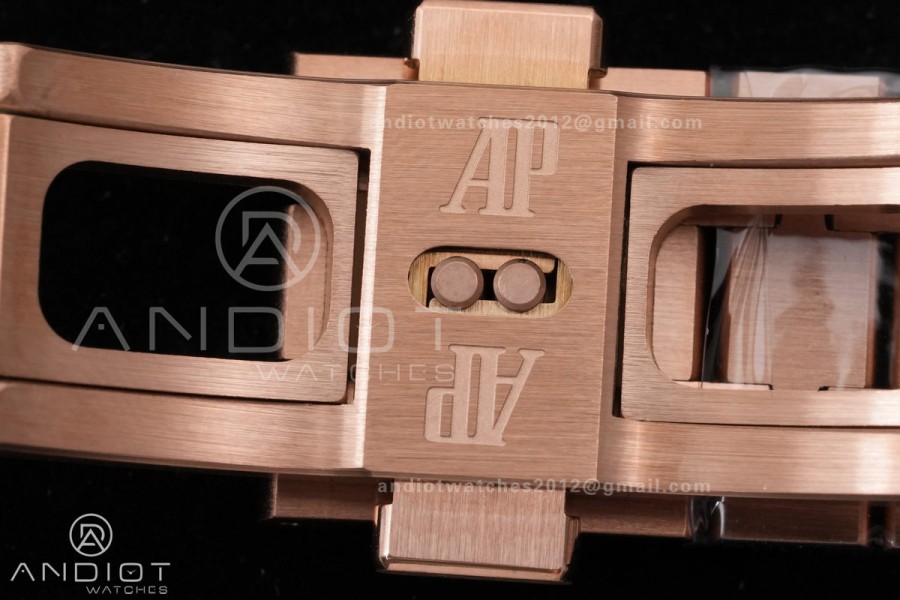 Royal Oak Chrono 26331 RG APSF 1:1 Best Edition Brown Dial RG Subdial On RG Bracelet A2385