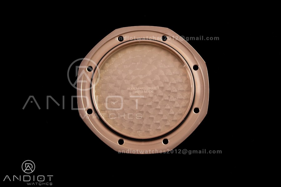 Royal Oak Chrono 26331 RG APSF 1:1 Best Edition Blue Dial RG Subdial On RG Bracelet A2385