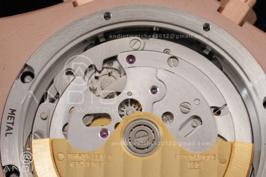 Royal Oak Chrono 26331 RG APSF 1:1 Best Edition Blue Dial RG Subdial On RG Bracelet A2385