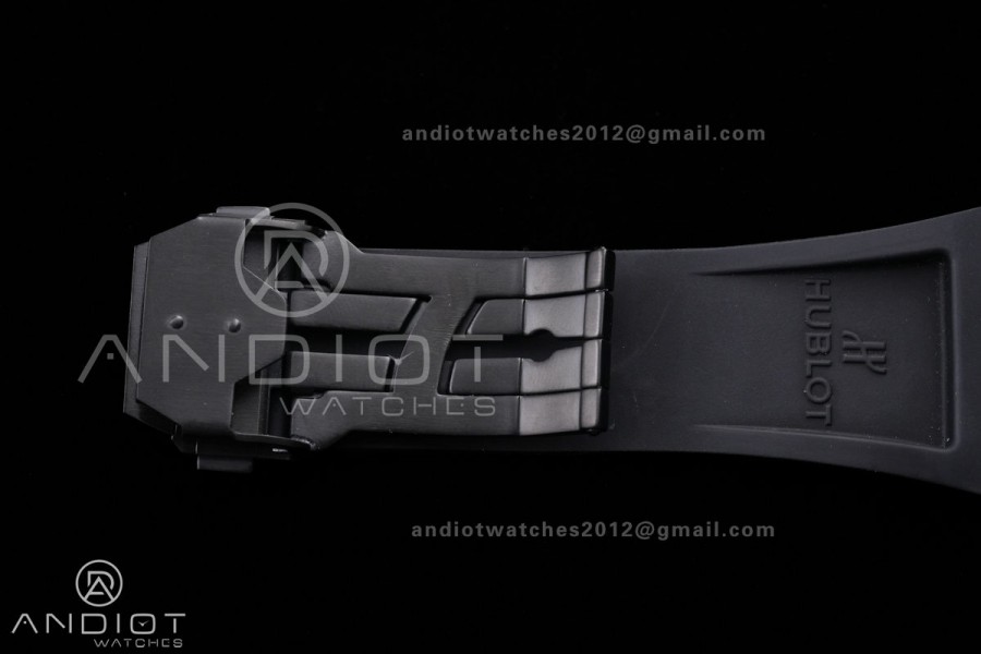 Square Bang Unico 42mm RG BBF 1:1 Best Edition Skeleton Dial on Black Rubber Strap A1280