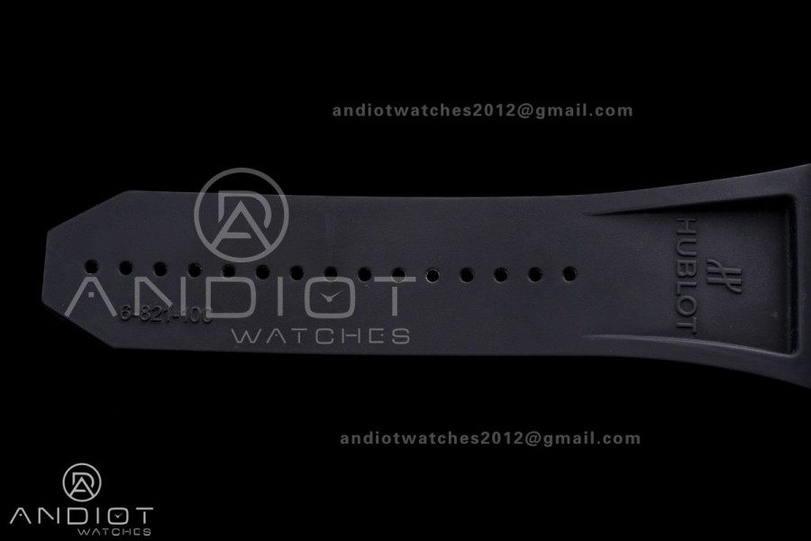 Square Bang Unico 42mm RG BBF 1:1 Best Edition Skeleton Dial on Black Rubber Strap A1280