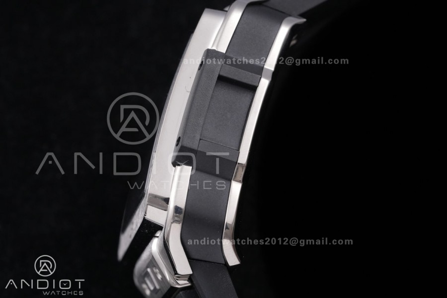 Square Bang Unico 42mm Titanium BBF 1:1 Best Edition Skeleton Dial on Black Rubber Strap A1280