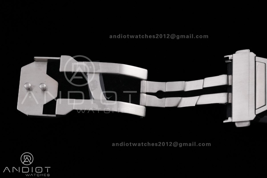 Square Bang Unico 42mm Titanium BBF 1:1 Best Edition Skeleton Dial on Black Rubber Strap A1280