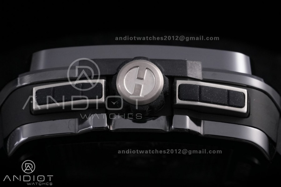 Square Bang Unico Black Ceramic BBF 1:1 Best Edition on Rubber Strap A1280